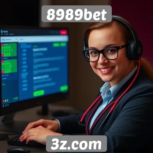 Suporte ao cliente no site 8989bet