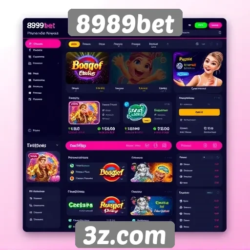 Interface do usuário no 8989bet é intuitiva e acessível